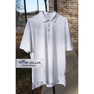 Peter Millar Summer Comfort Golf Polo Embroidered Carlock Logo